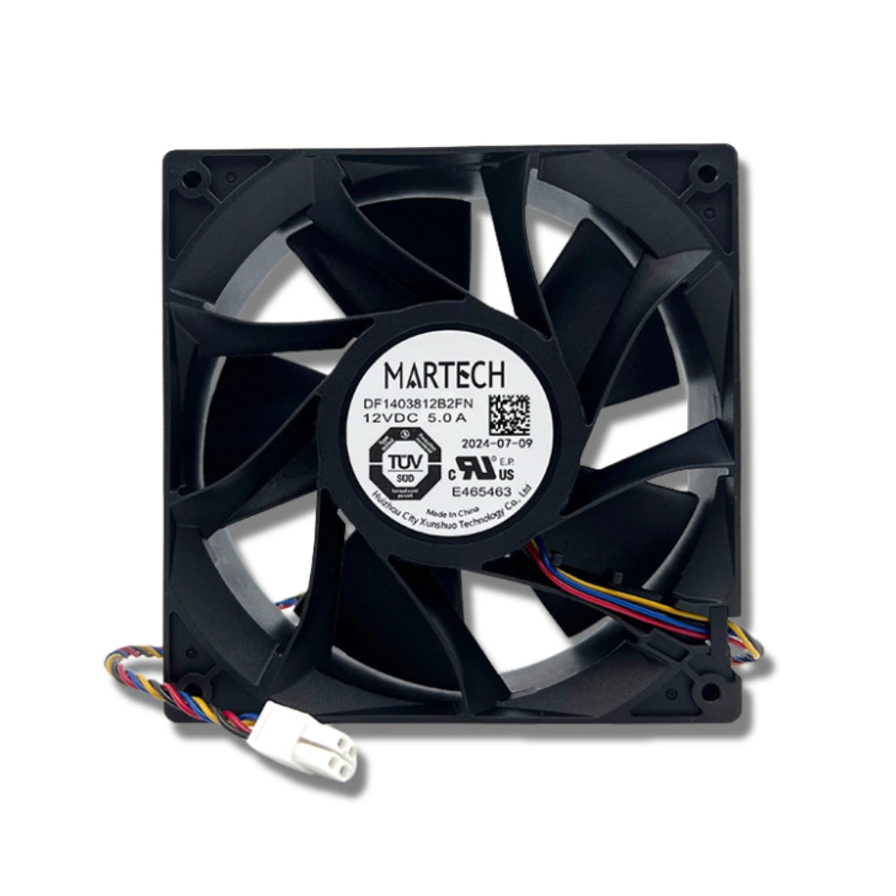 Martech 12V 5A 7000RPM Cooling Fan for Antminer S21 Pro & S21+ Crypto Miner